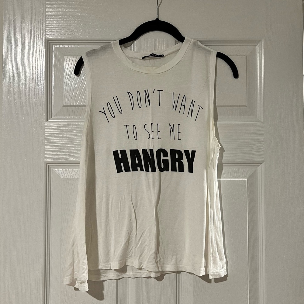 “You don’t want to see me Hangry” tank